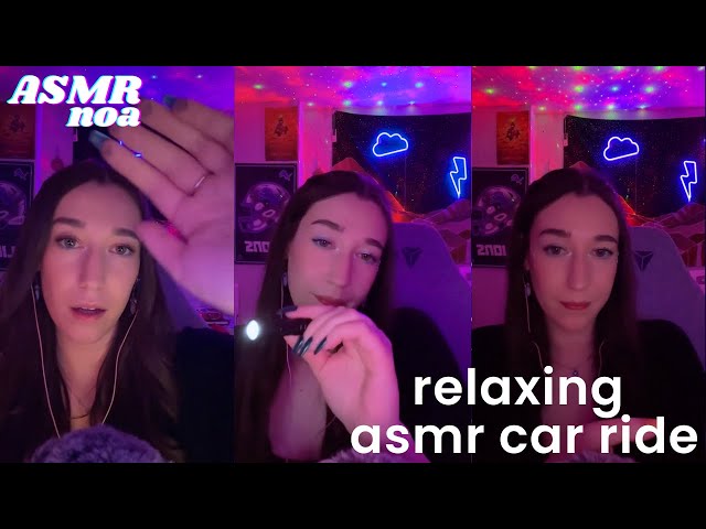 sleepy car ride ASMR | warning* this video will put you to sleep
