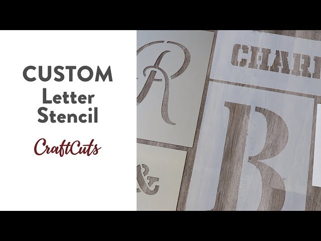 How to make letter stencils easier