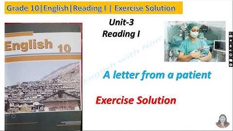 Exercise Solution to 