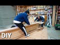 Building a wooden slide from scratch is extremely difficult carpenters diy