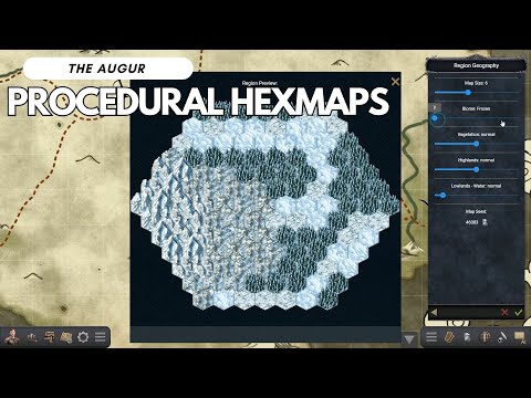 The Augur 2.0: Procedural Hexmap Generation
