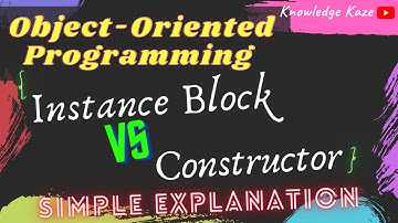 Instance Block vs Constructor | Program to Count No. of Objects are Created | Java