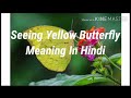 Seeing Yellow Butterfly Meaning In Hindi