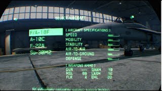 VR Hangar - Ace Combat 7 @Zaptroxix