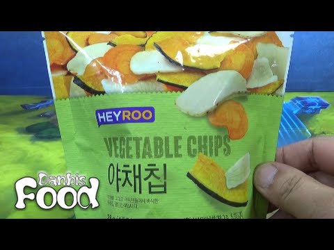 야채칩, CU 씨유 편의점 Heyroo 야채 감자 양파 당근 호박 과자 스낵 구입 시식기
