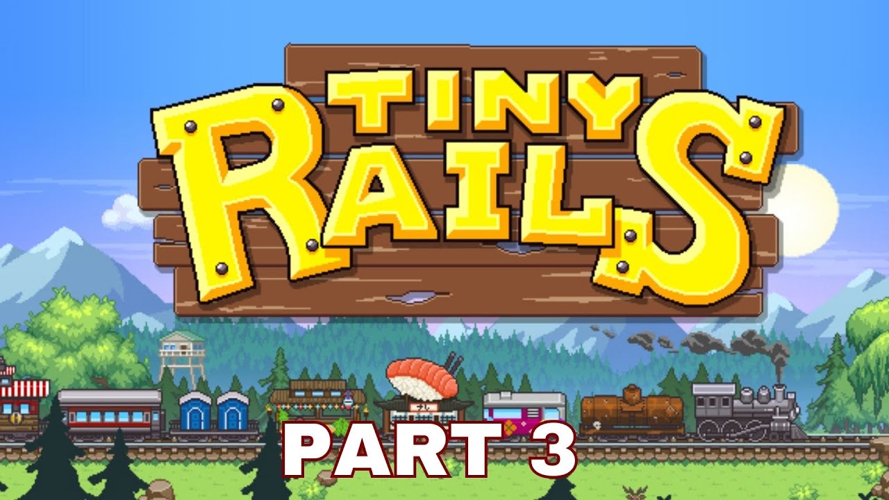 JOGO DE TREM PARA CELULAR ANDROID/IOS - TINY RAILS GAMEPLAY 