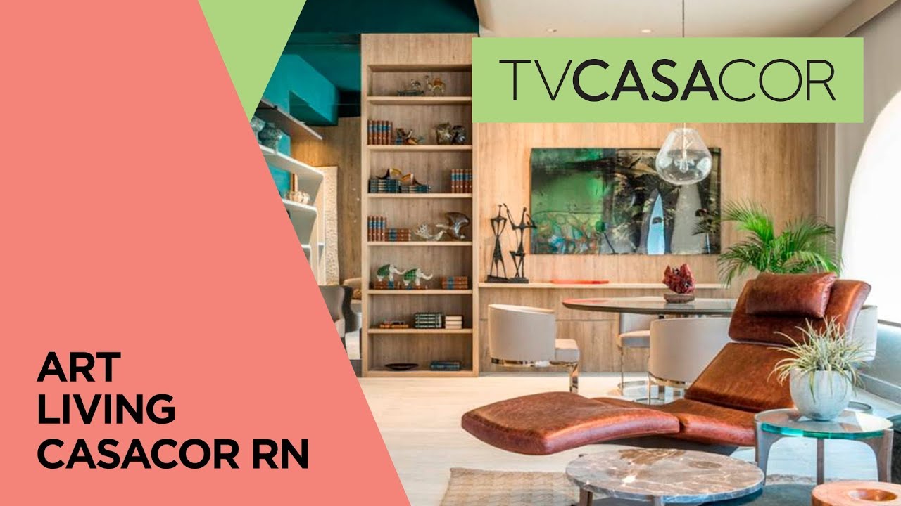 Sala com muita arte e peças de design: Lana Débora e o Art Living na CASACOR RN 2017