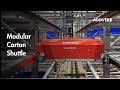Modular Carton Shuttle for Triple Deep AS/RS | Adjustable Carton Shuttle for Warehouse Automation