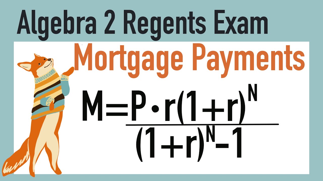 mortgage payments common core algebra 2 homework answers