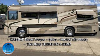 Country Coach Review | 2003 Intrigue 32' Venture First Avenue luxury motorcoach walkthrough review