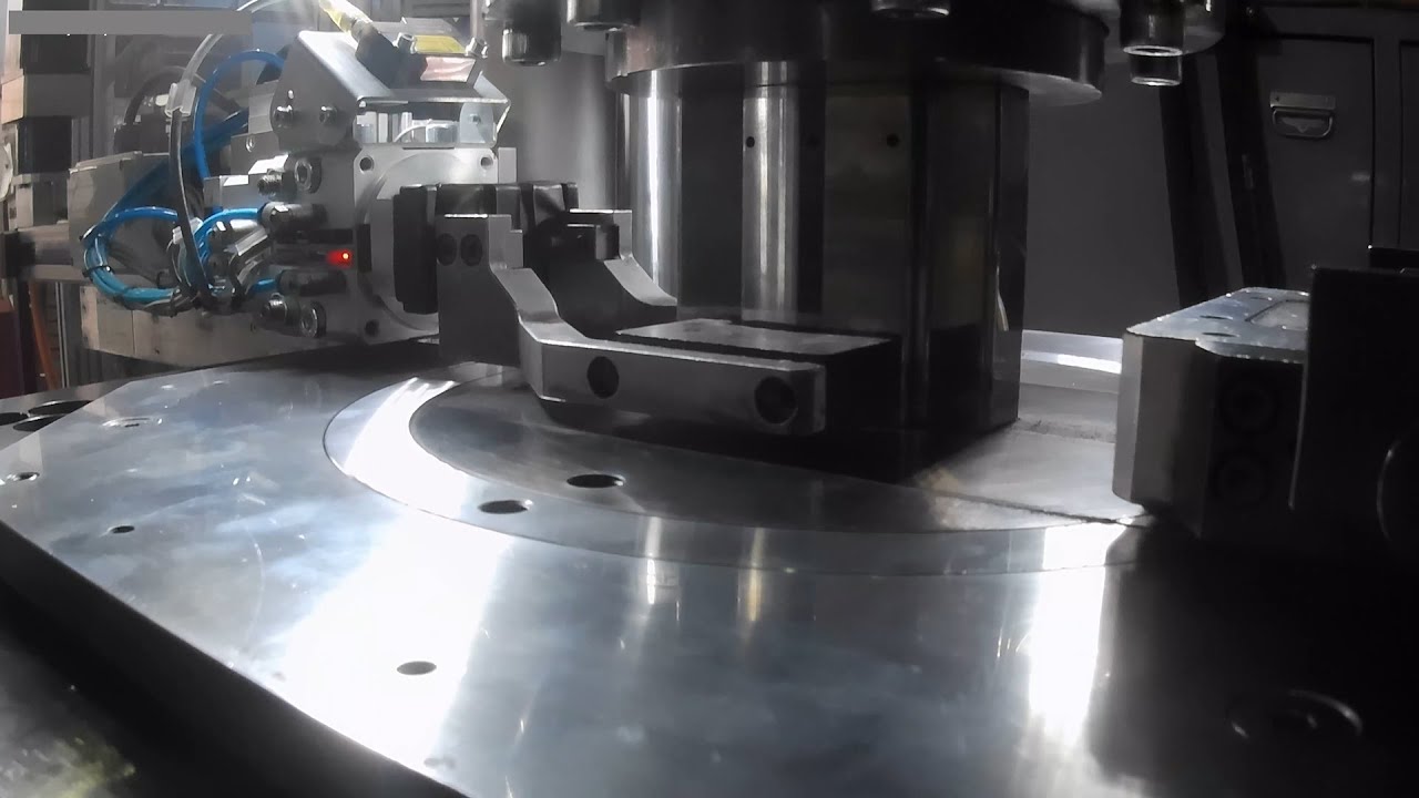 Pressing of iron powder with a pressure of 200 tons