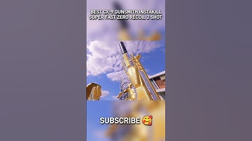 BEST CX-9 GUNSMITH INSTAKILL SUPER FAST ZERO RECOIL 2 SHOT #codm #callofdutymobile #codmobile