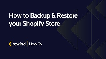 How to Backup & Restore your Shopify Store (3 Methods)