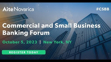 Aite-Novarica Group Commercial Banking Events
