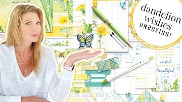"Dandelion Wishes" Reveal and Unboxing with Christine at Cocoa Daisy