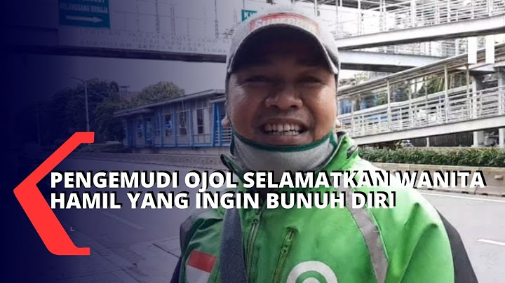 Viral! Pengemudi Ojek Online Selamatkan Seorang Perempuan Hamil yang Mencoba Bunuh Diri