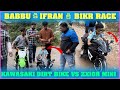 Babbu  irfan  bike race kawasaki dirt bike vs zx10r mini  pareshan babbu07