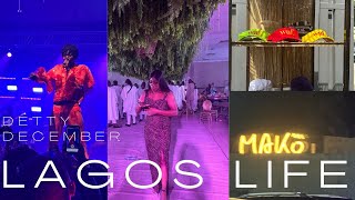 Lagos Vlog | Detty December + Omah Lay Concert + Nightlife  + Shopping + Weddings and MORE