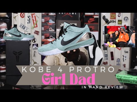 WATCH BEFORE YOU BUY Kobe 4 Protro ‘Girl Dad’ In Hand Review. All Kobe Fans Will love These Details!