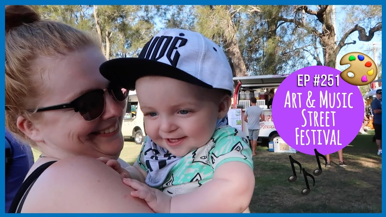 ART & MUSIC STREET FESTIVAL // Ep #251 * AUSSIE FAMILY VLOGS * vlogs in spanish