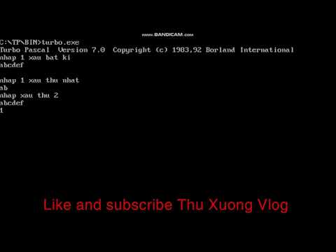 Video Hàm pos và upcase trong pascal l Thu Xuong Vlogs - youtube