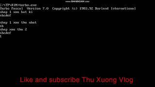 Hàm pos và upcase trong pascal l Thu Xuong Vlogs