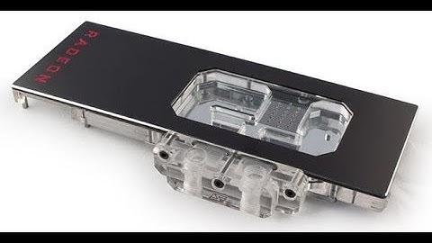 Swiftech Releases Komodo RX Vega Full Cover Waterblock for AMD Radeon Vega