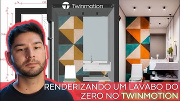 🔴 LIVE: RENDERIZANDO UM LAVABO DO ZERO NO TWINMOTION