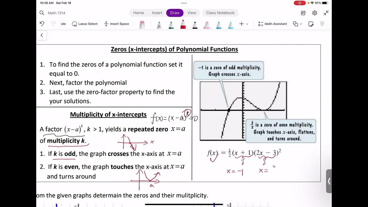Math 1314 Unit 3.2 Part 1 - YouTube