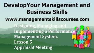 Designing, Managing and Implementing a Performance Management System  Part 5