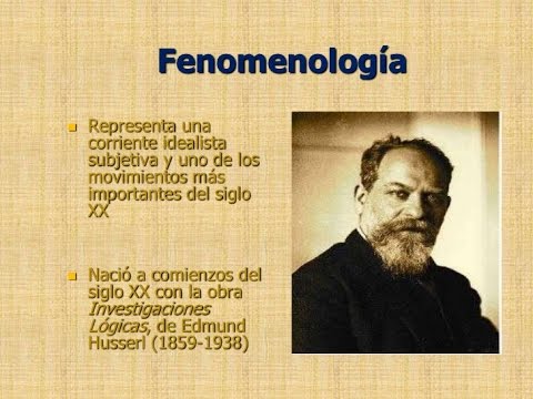 Resultado de imagen para Fenomenología de Husserl: