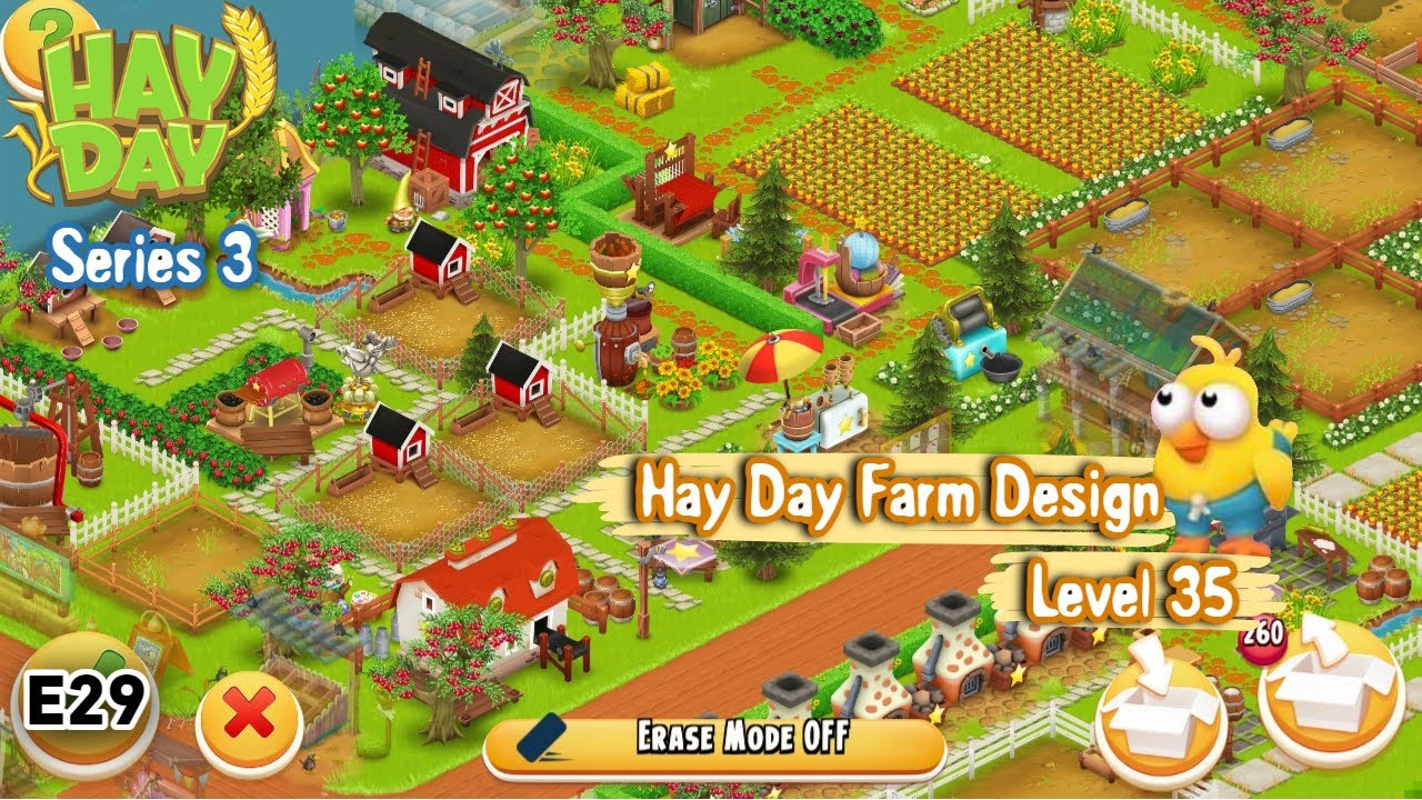 Level 35 - Series 3 Hay Day Farm Design | E29 - Youtube