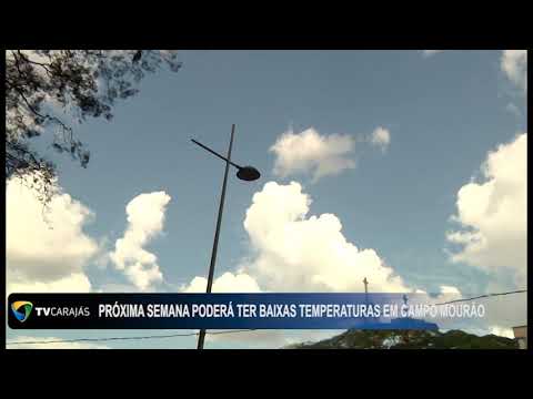 Próximas semanas poderá ter baixas temperaturas em Campo Mourão