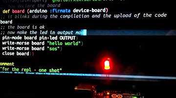 the clojure/clodiuno repl with the arduino uno : Hello world