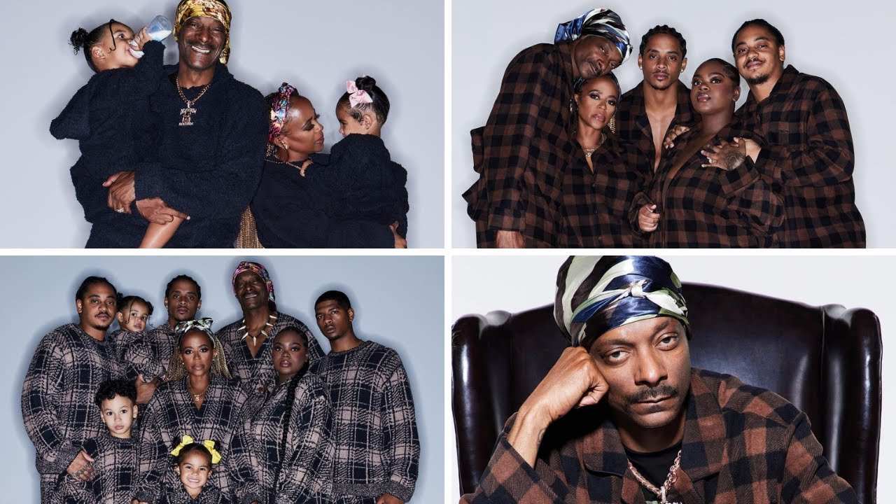 Ni Snoop Dogg, mke wake,watoto na wajukukuu kwenye mavazi ya msimu wa sikukuu ya Kim Kardashian