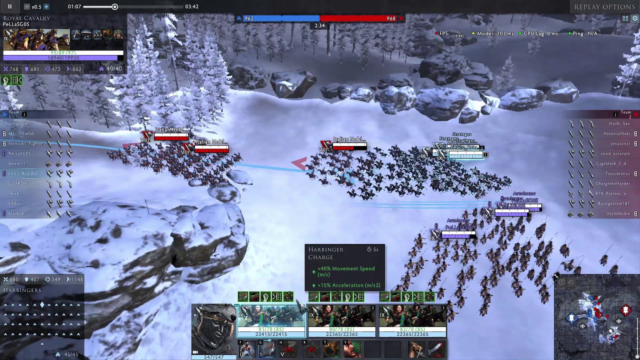 Harbringers Tier 9 Barbarian Arminius Cavalry Charge - Total War Arena