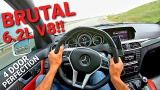 Reviewing My Mercedes C63 AMG P31  RED GUTS  EPIC SOUND