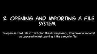 I3 - TBC Top Braid Composer Basic Operations