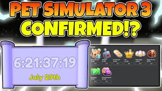 PET SIMULATOR 3 CONFIRMED?!? (Roblox Pet Simulator 3 Leaks!)