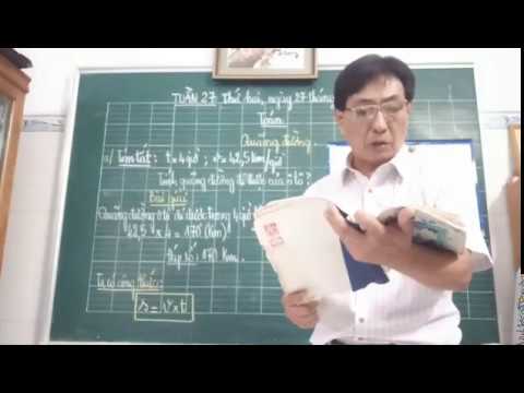 [Toán 5] Quãng đường - Tuần 27