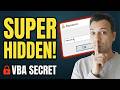 The Excel Sheet Hiding Trick Nobody Shows You (VBA Secret)