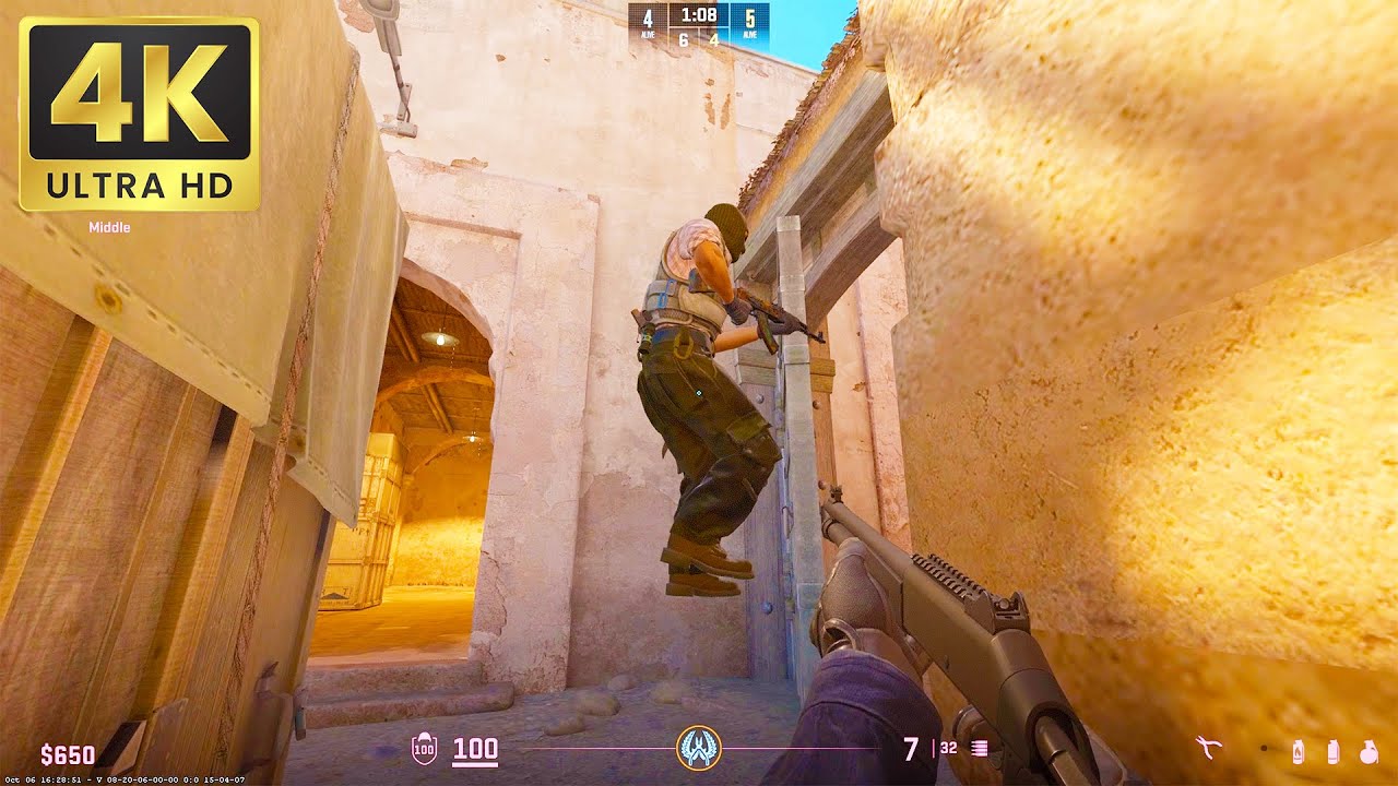 Counter Strike 2 - Dust II - Full Gameplay (No Commentary)