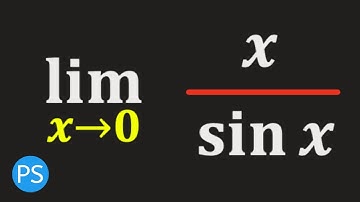 Limit of x/sinx as x approaches 0