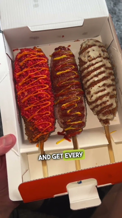 I Tried Korean Corn Dogs 😳
