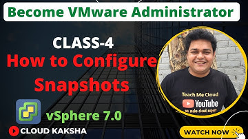 How to configure snapshots in VMware vSphere 7 step by step guide | VMware Training