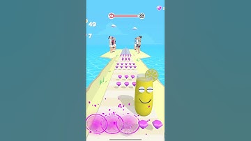 Juice Run Lv.28 : Satisfying Mobile Gameplay #JuiceRun #satisfying #mobilegame #funnygame #shorts