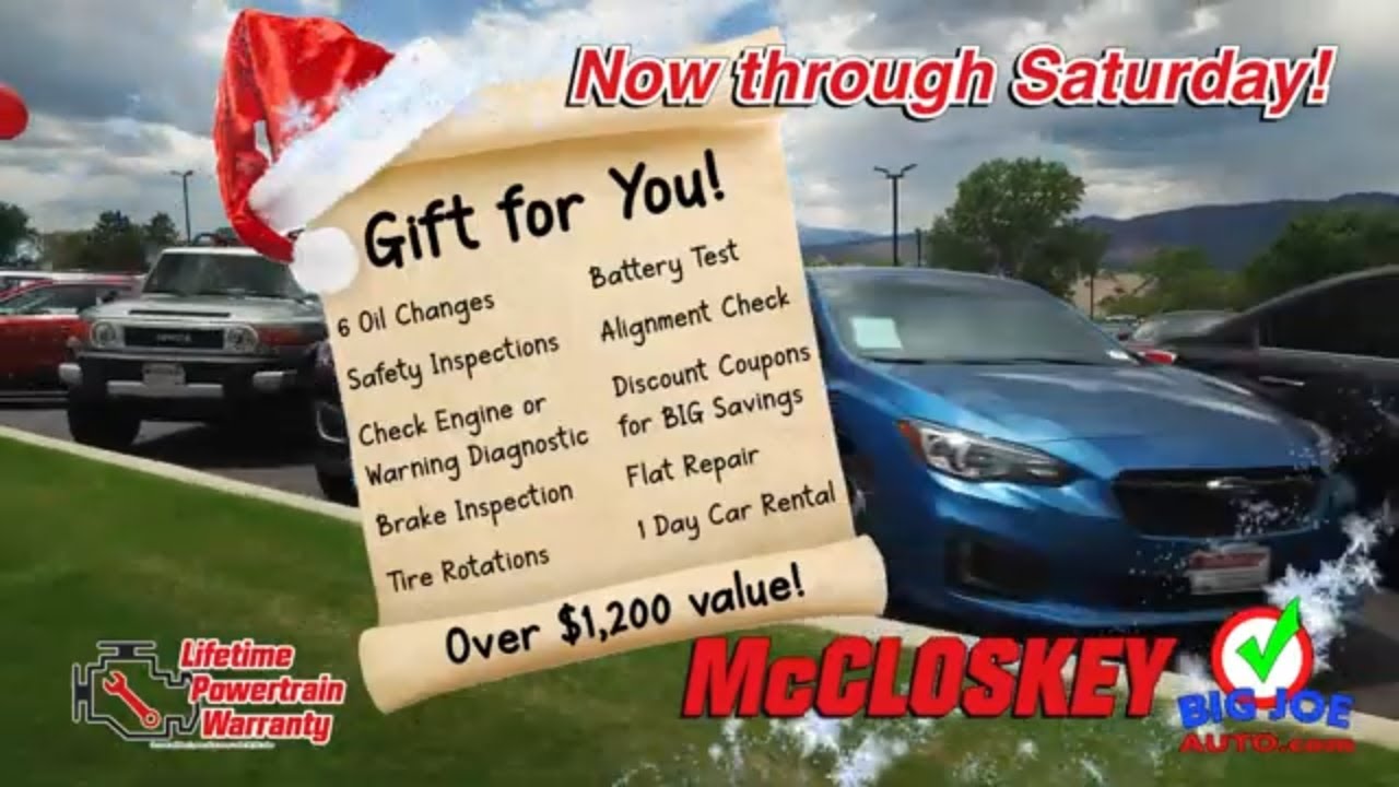 McCloskey Gift Giveaway Clearance Sale McCloskey Motors in Colorado