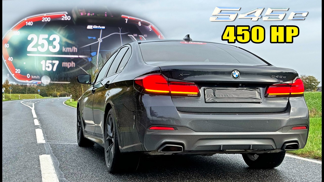 450HP BMW 545e is the ULTIMATE B58 HYBRID on the UNLIMITED AUTOBAHN ...
