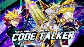 INTO THE VRAINS!! - EXTRA LINK MONSTER / CODE TALKER DECK! [Master Duel]