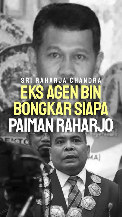 Paiman Raharjo's Figure Exposed by Former BIN